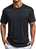 Men's Dry Fit Shirts Mesh Short Sleeve Athletic Lightweight Workout Performance Hiking Shirt