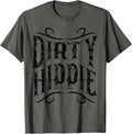 Vintage Dirty Hippie Peace Lover Gift Retro 60s 70s Costume T-Shirt