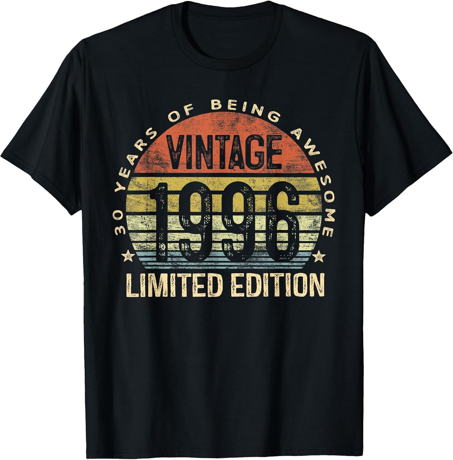 Vintage 1996 Limited Edition 30-Year-Old 30th Birthday T-Shirt
