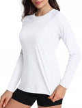 Women's Sun Shirts UPF 50+ UV Protection Rash Guard Long Sleeve Swim Shirts Quick Dry Lightweight Workout Tops