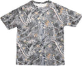 Boy's Camo Shirt Maple Leaf Print Short Sleeve Hunting Camouflage T Shirt Summer Tops Streetwear