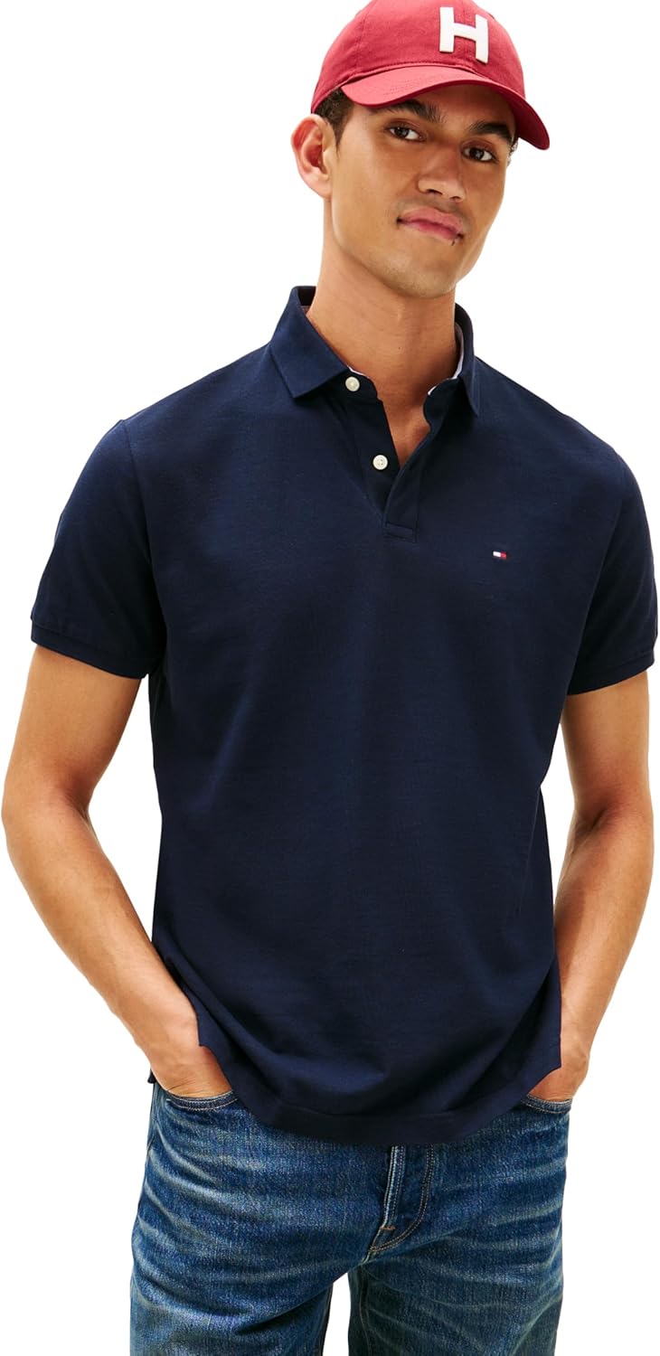 Mens Short Sleeve Cotton Pique Polo Shirt in Regular Fit