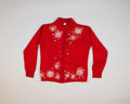 Sparkly Snowflakes-Small Christmas Sweater
