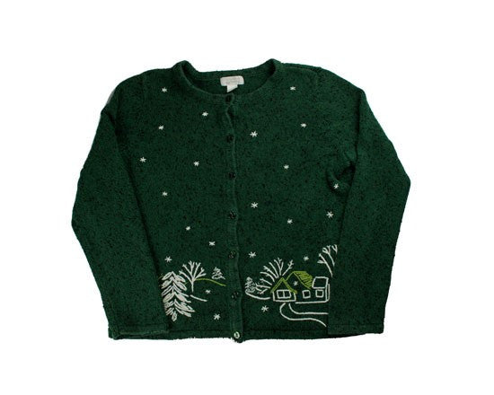 Snowy Night-Small Christmas Sweater