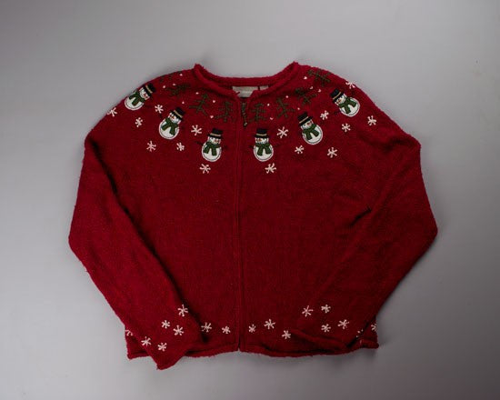 Simple Snowmen-Small Christmas Sweater