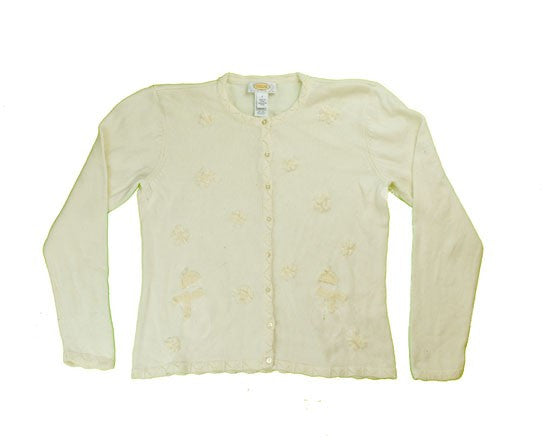 White On White-Small Christmas Sweater