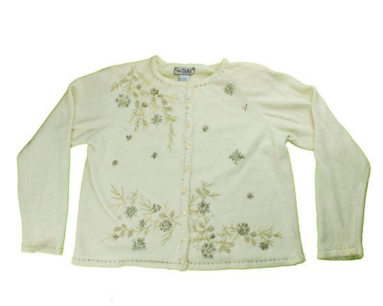 Silver And Gold-Large Christmas Sweater