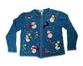 Snowmen Trail-Small Christmas Sweater
