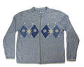 Soft Blues-Large Christmas Sweater