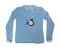 Skating Penguin-Small Christmas Sweater
