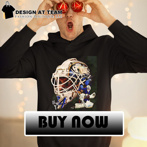 Alex Lyon big head Buffalo Sabres NHL Hockey signature shirt