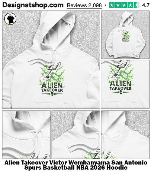 Alien Takeover Victor Wembanyama San Antonio Spurs Basketball NBA 2026 shirt