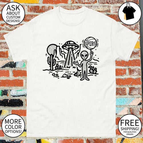 Alien UFO Space San Antonio Spurs Basketball Western Conference Champions NBA Finals 2026 shirt