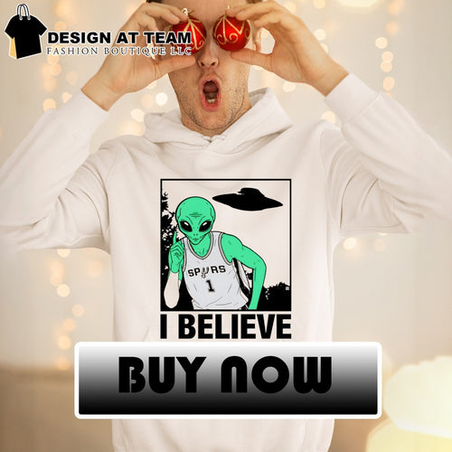 Alien UFO x Victor Wembanyama San Antonio Spurs Basketball I Believe 2026 shirt