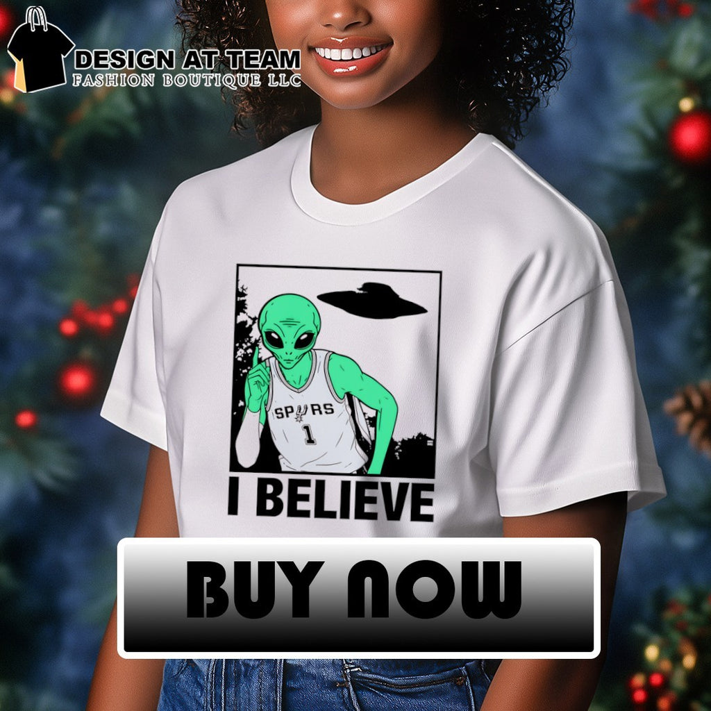 Alien UFO x Victor Wembanyama San Antonio Spurs Basketball I Believe 2026 shirt