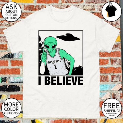 Alien UFO x Victor Wembanyama San Antonio Spurs Basketball I Believe 2026 shirt