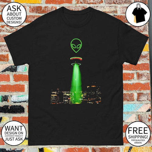Alien Victor Wembanyama San Antonio Spurs Basketball Tower of the Americas city night sky shirt