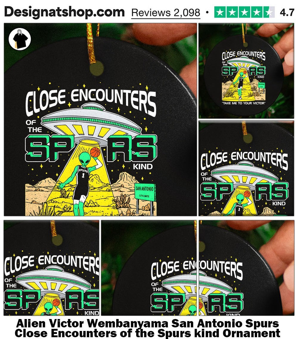 Alien Victor Wembanyama San Antonio Spurs Close Encounters of the Spurs kind shirt