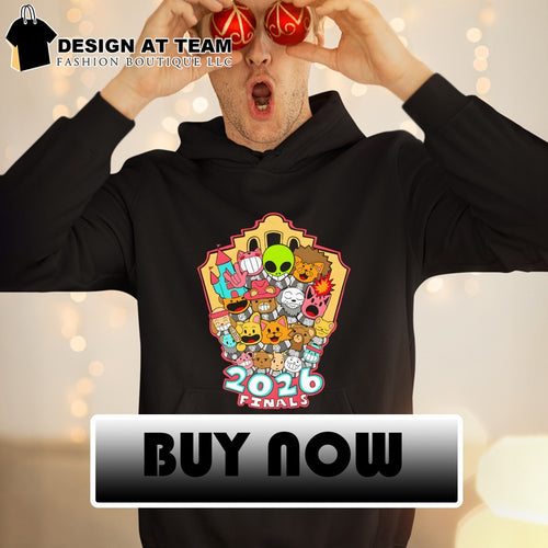 Alien animal cartoon San Antonio Spurs Basketball 2026 NBA Finals shirt