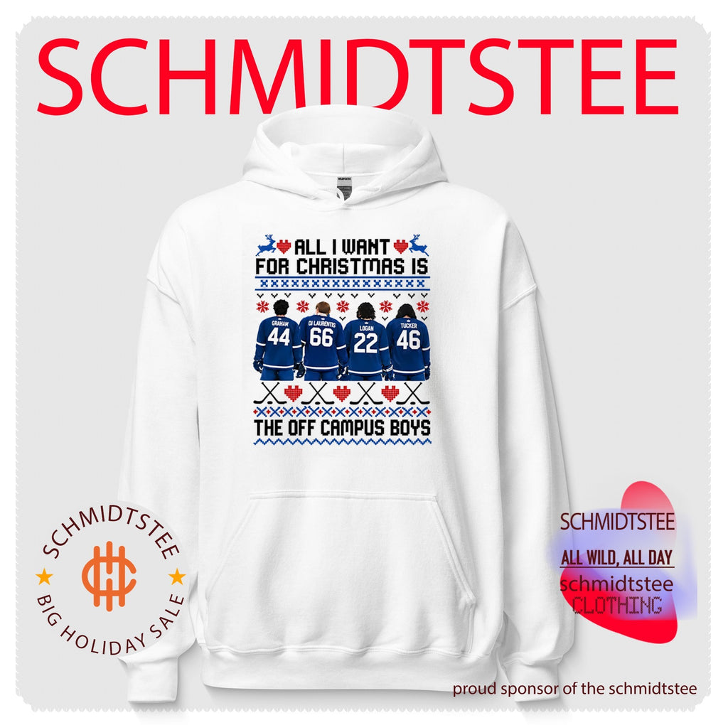 All I Want For Christmas Is The Off Campus Boys ugly shirt
