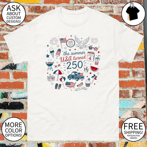 America 250th Birthday The Summer USA 4th of July 1776 2026 shirt