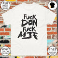 Andrade El Idolo wearing Fuck Don Fuck MJK shirt