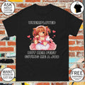 Anime catgirl unemployed but her feet giving me a job shirt