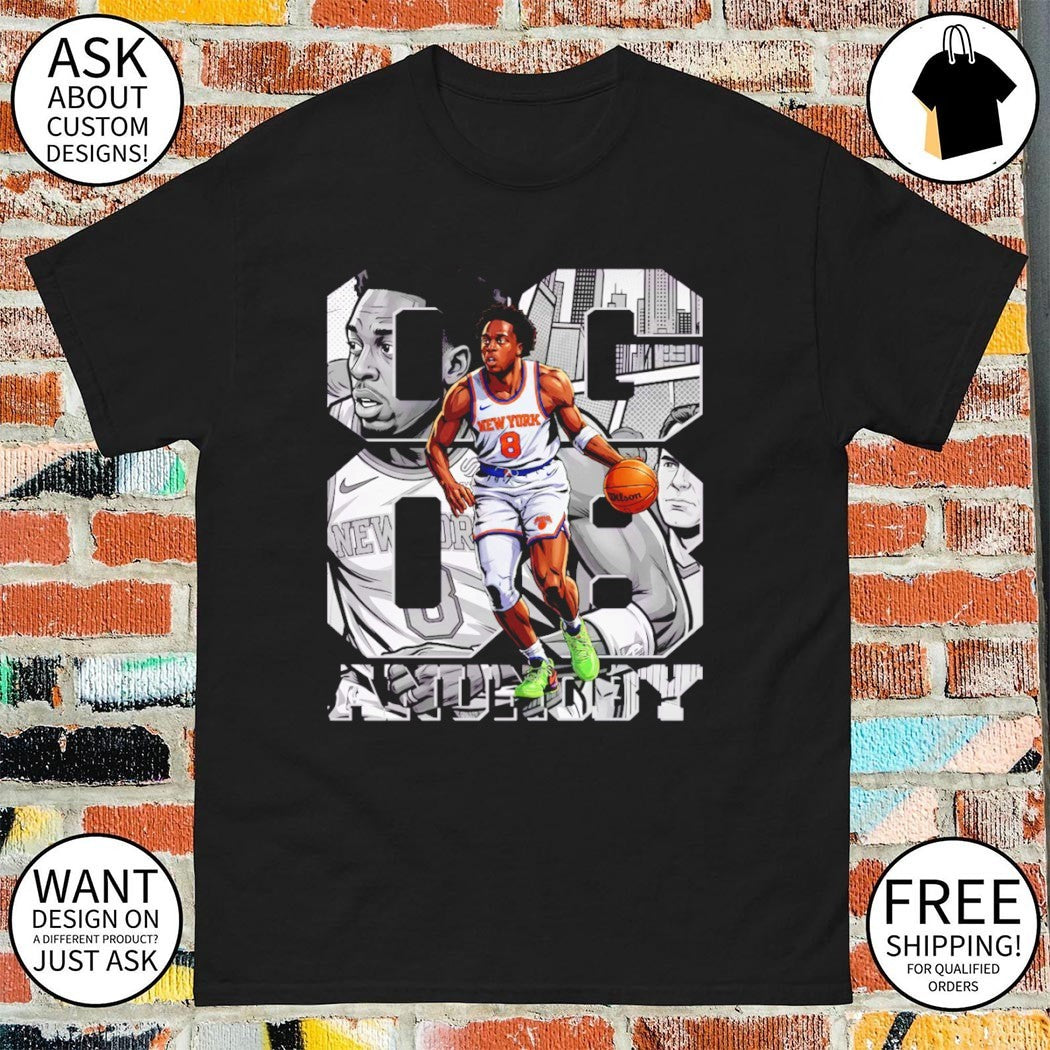 Anunoby Comic Image Graphic 08 Knicks shirt