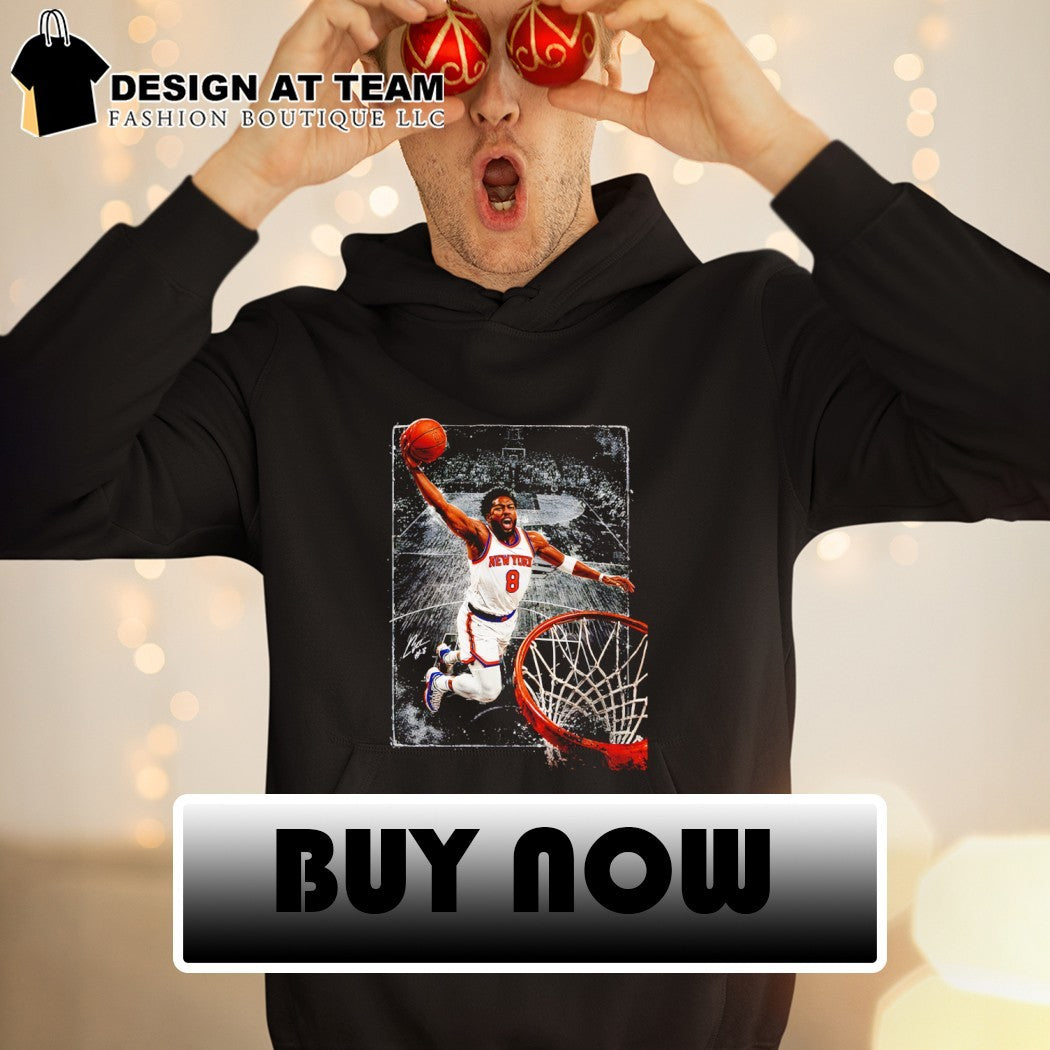 Anunoby New York Basketball Vintage Bootleg Tip-In history moment the hand of OG shirt