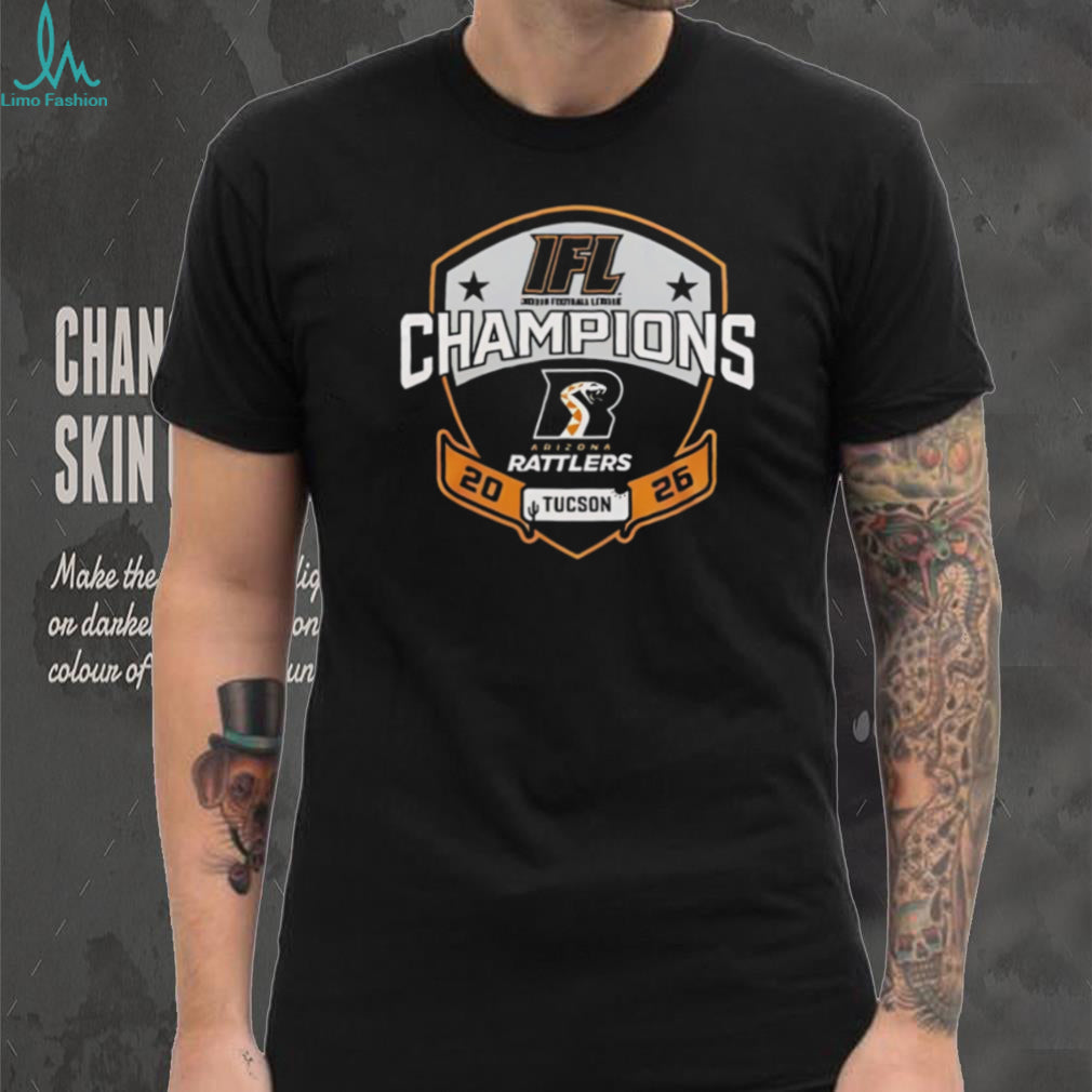 Arizona Ratlers 2026 IFL Western Conference Champions snake logo shirt