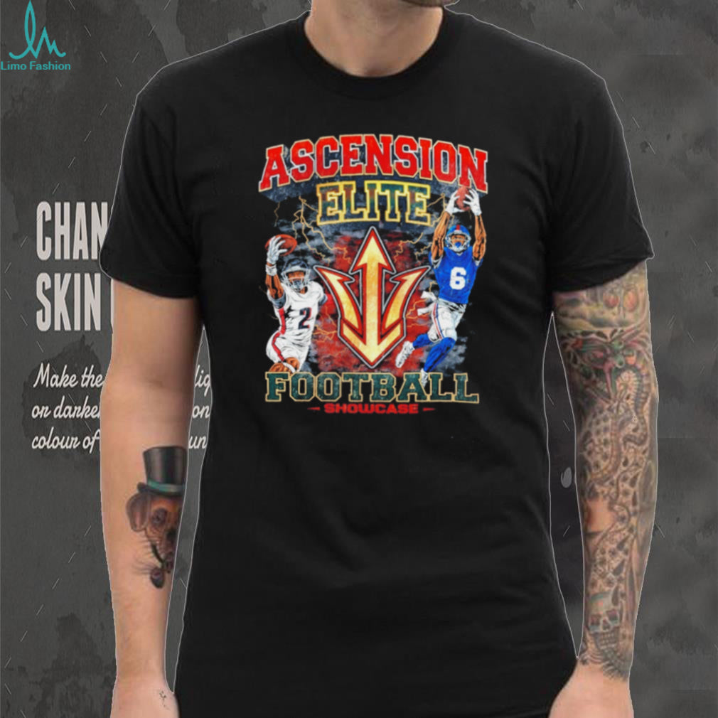 Ascension Elite Football Showcase No 2 and No 6 Players Hand Drawn Artwork shirt