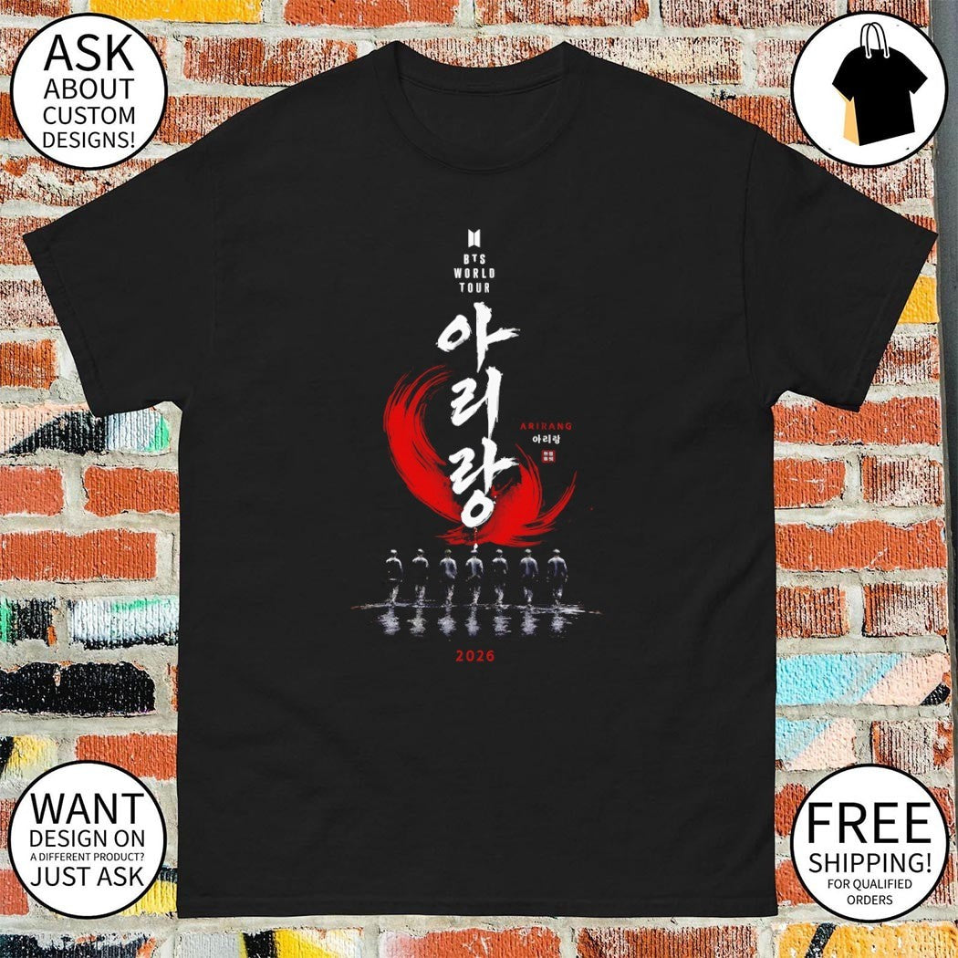 BTS Arirang Korea World Tour 2026 shirt
