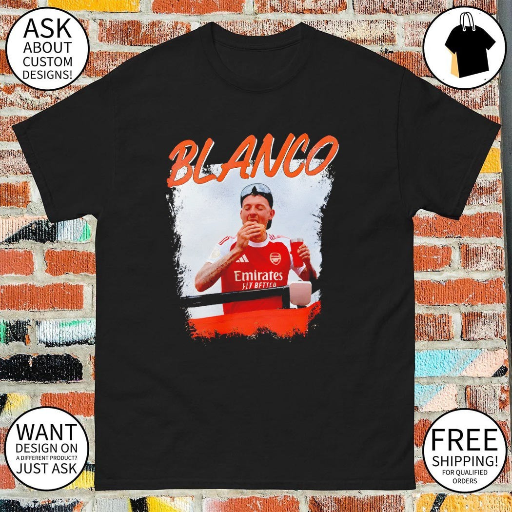 Ben White Parade Arsenals Premier League Champions Burger shirt