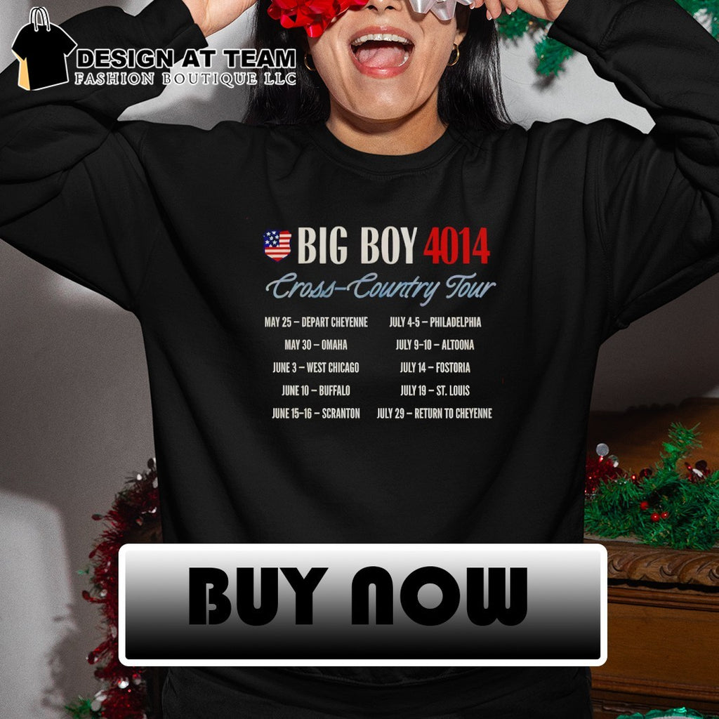 Big Boy 4014 Tour America 250th Train Cross Country Tour shirt