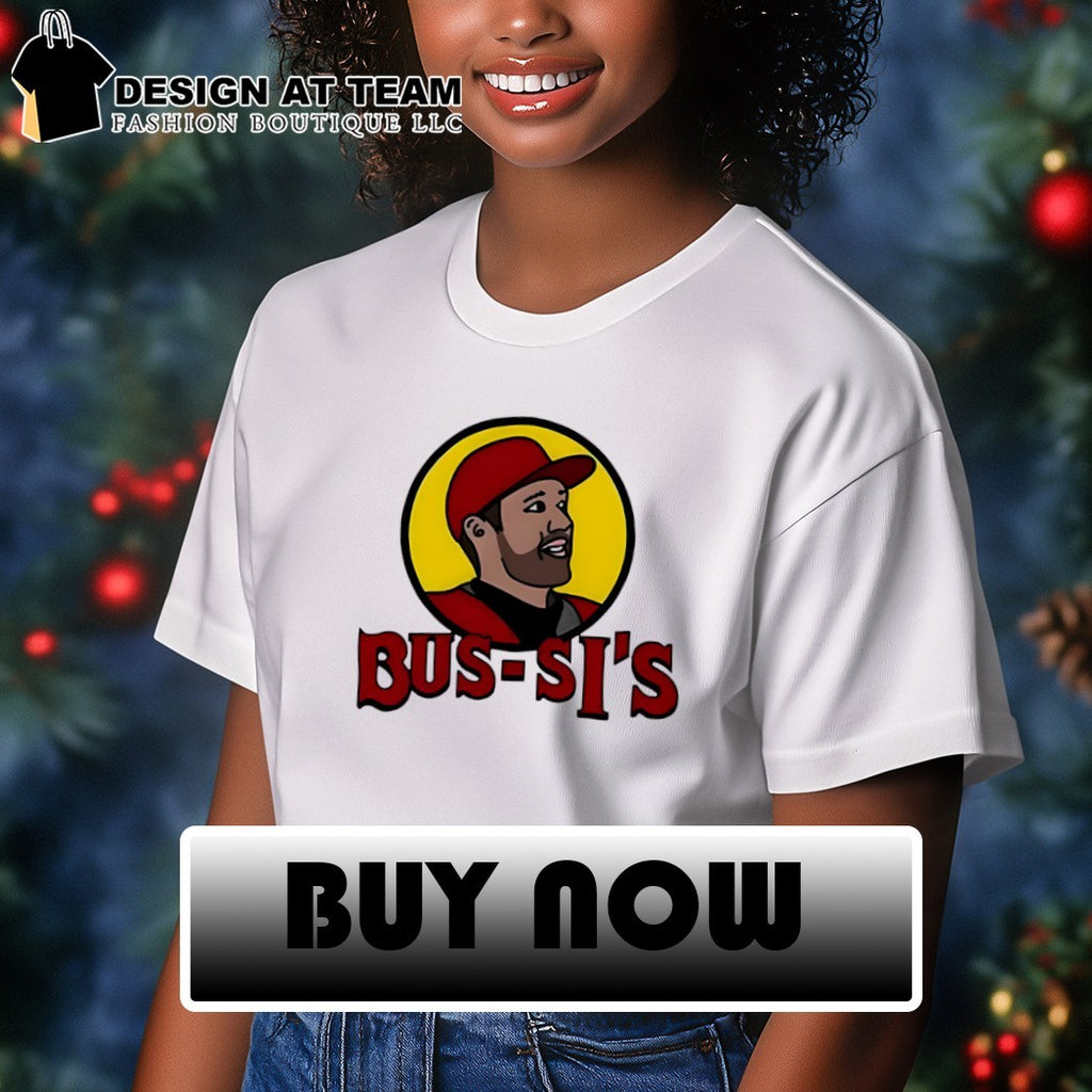 Brandon Bussi Carolina Hurricanes Bus-si’s Buc-ees parody logo shirt