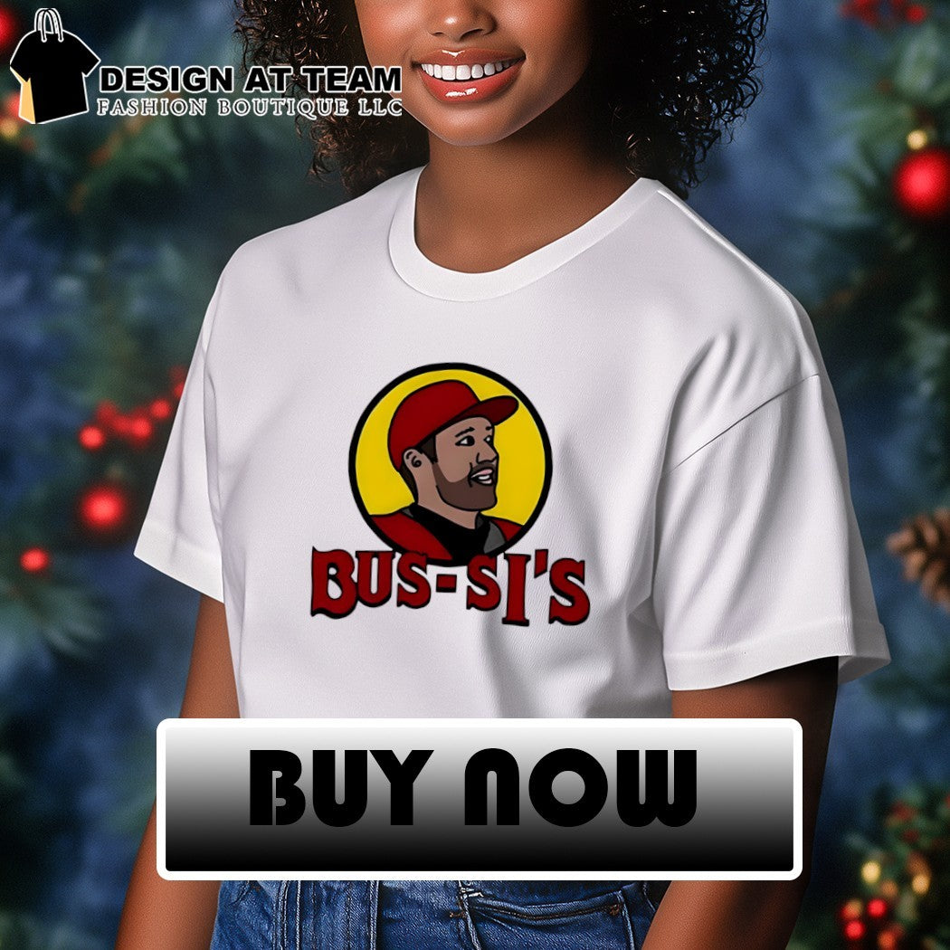Brandon Bussi Carolina Hurricanes Bus-si’s Buc-ees parody logo shirt