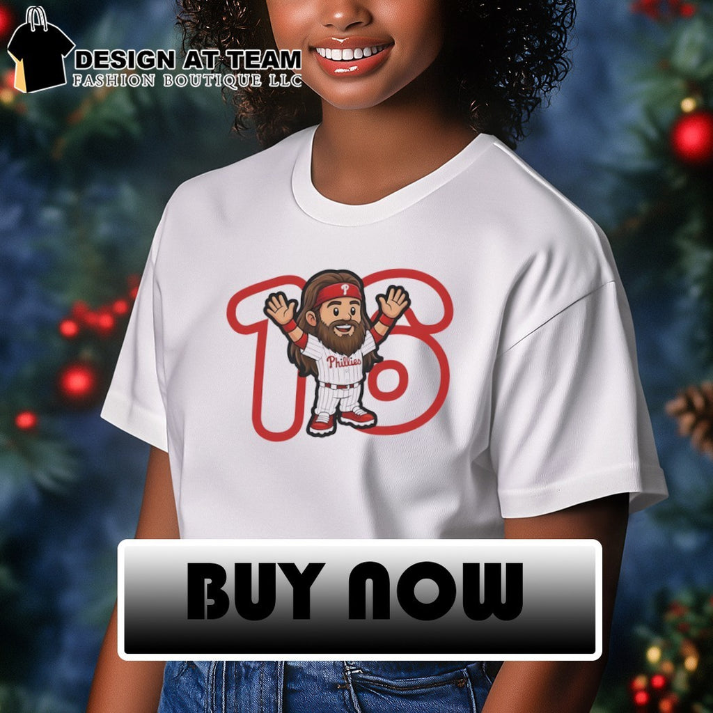 Brandon Marsh 16 cartoon Philadelphia Phillies Baseball Player MLB 2026 shirt