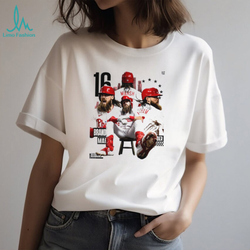 Brandon Marsh Philadelphia Baseball Fan Photo Collage Shirt