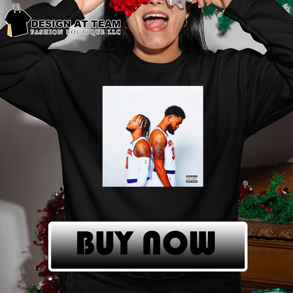 Brunson x Towns Album Graphic Knicks basketball players shirt