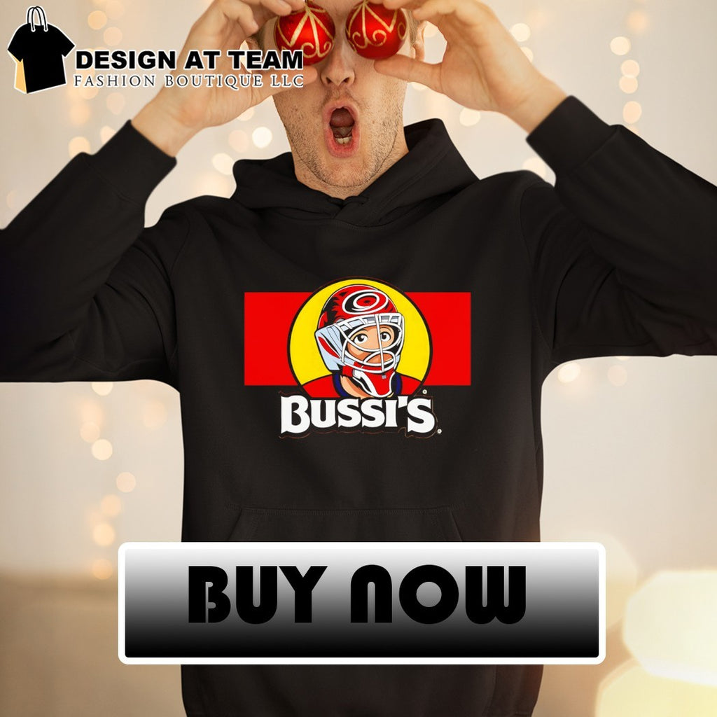 Buc-ee’s Bussi’s Brandon Bussi Carolina Hurricanes Hockey NHL 2026 Player shirt