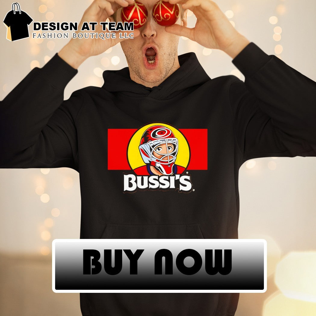 Buc-ee’s Bussi’s Brandon Bussi Carolina Hurricanes Hockey NHL 2026 Player shirt