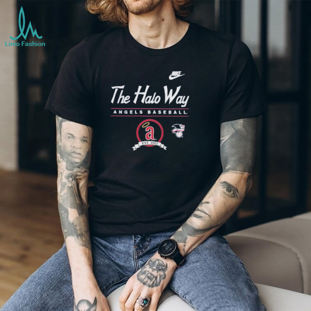 California Angels The Halo Way logo shirt
