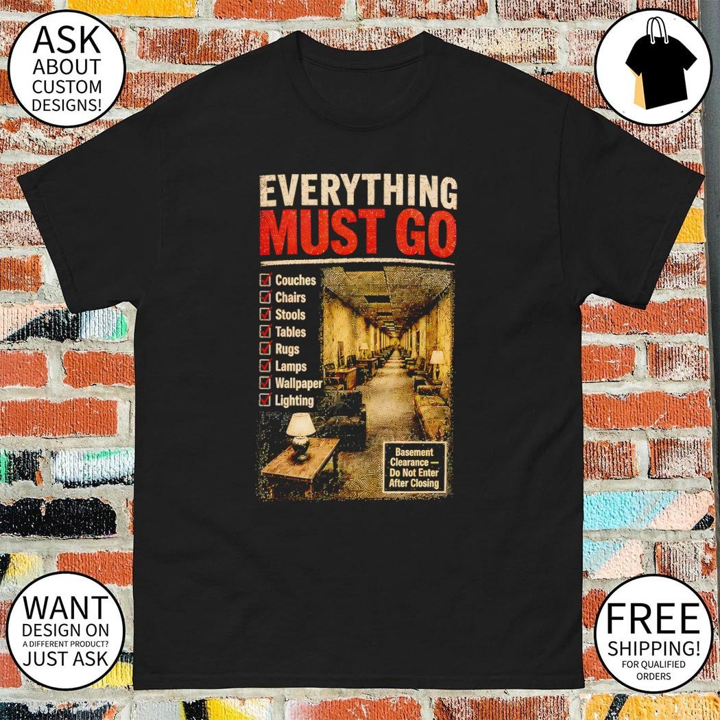 Cap’n Clark’s Ottoman Empire Everything Must Go Creepy Furniture vintage shirt