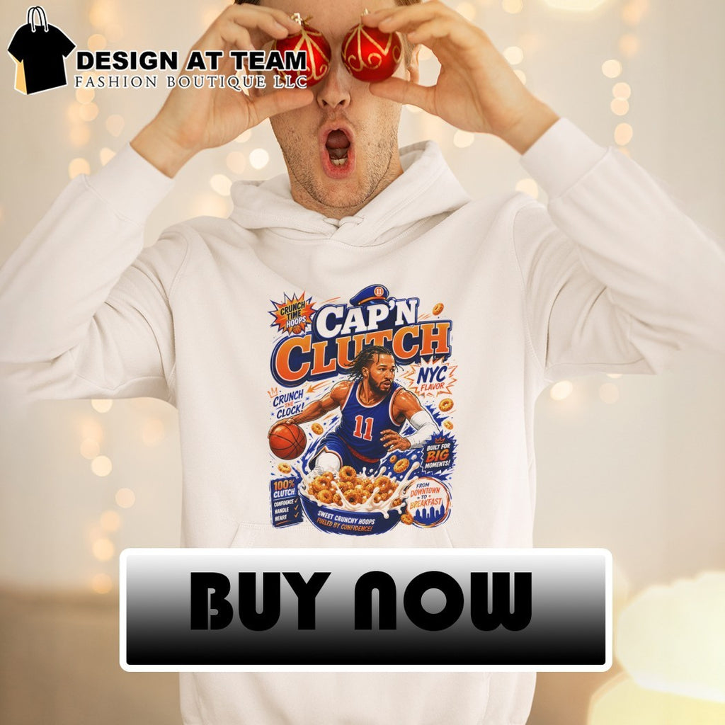 Cap’n Clutch Cereal Basketball NYC Jalen Brunson Style shirt