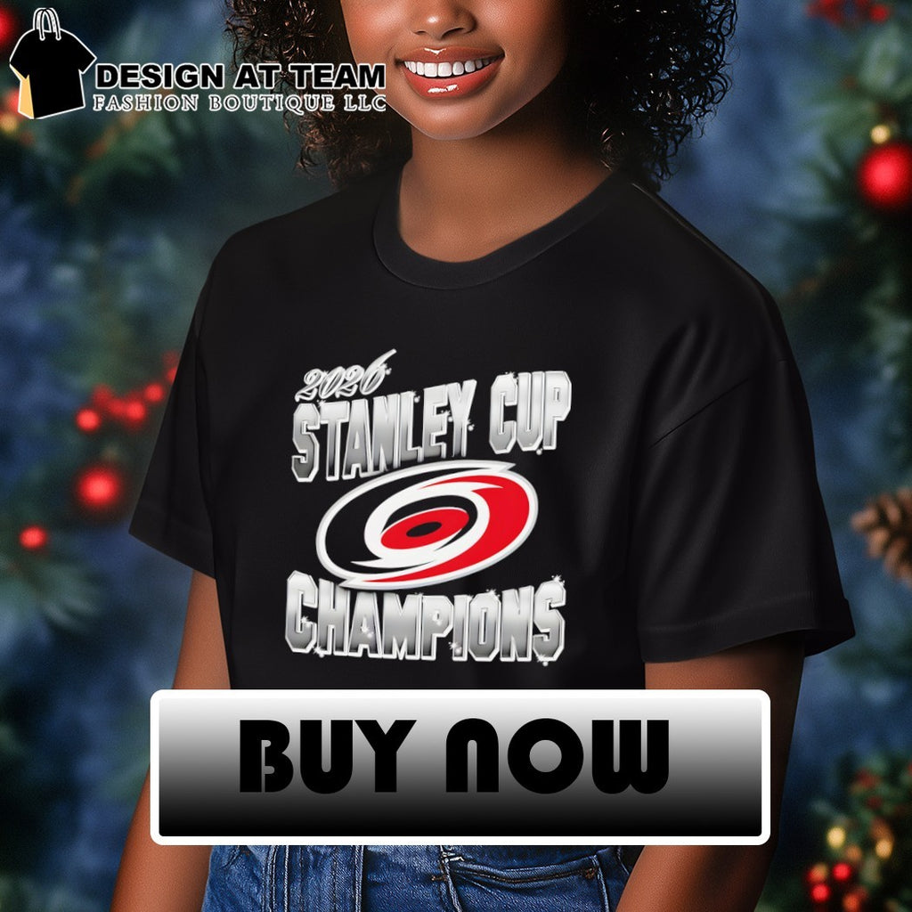 Carolina Hurricanes 2026 NHL Victory Celebration Stanley Cup Champions shirt