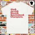 Carolina Hurricanes 2026 Stanley Cup Champions Sebastian Aho Seth Jarvis Andrei shirt
