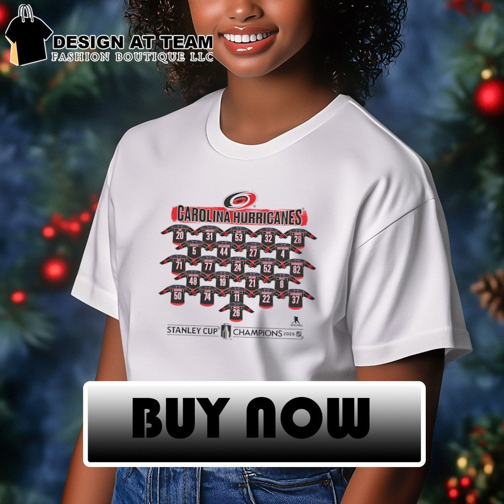 Carolina Hurricanes All Team Hockey 2026 Stanley Cup Champions NHL Celebration shirt