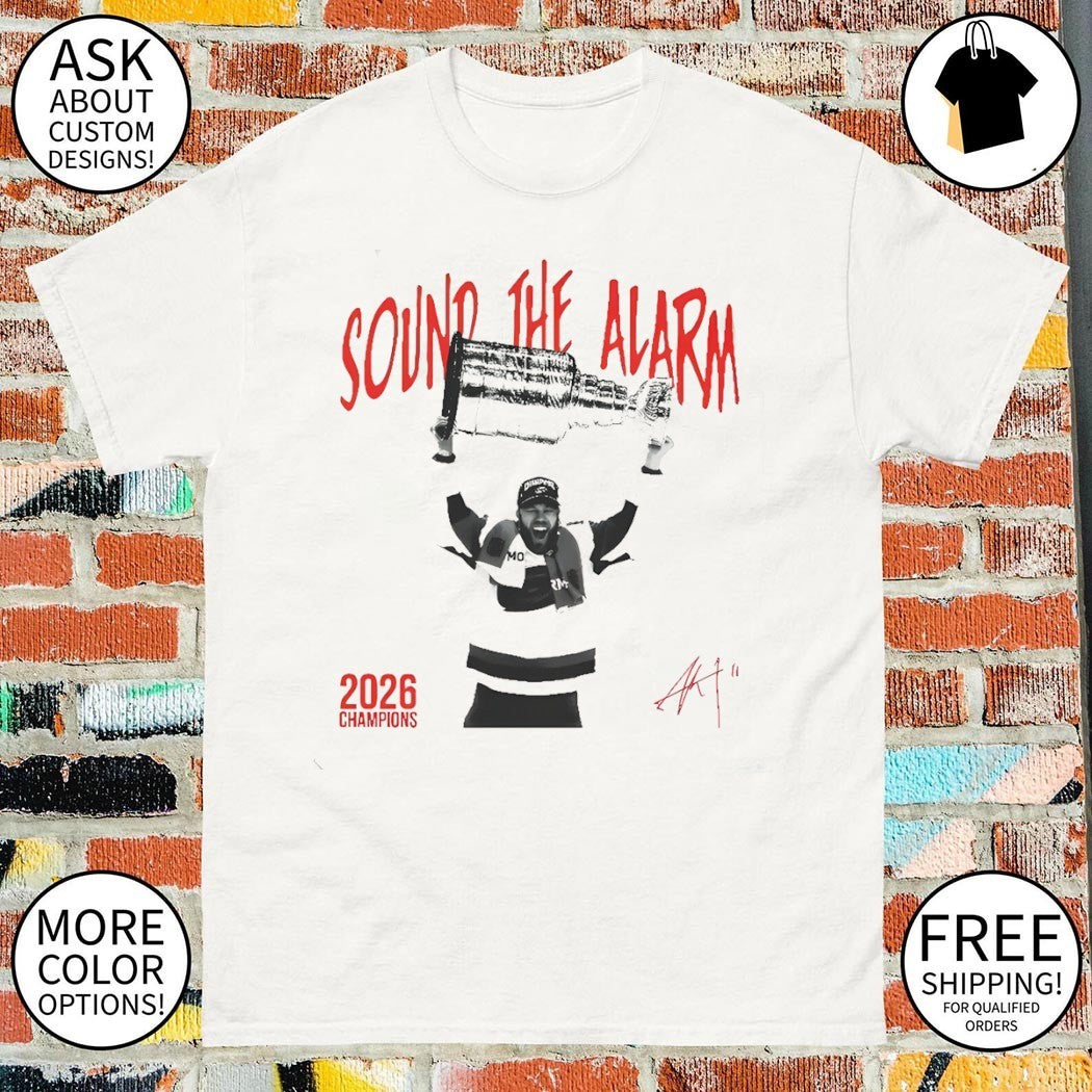 Carolina Hurricanes Stanley Cup Sound the Alarm 2026 Champions shirt