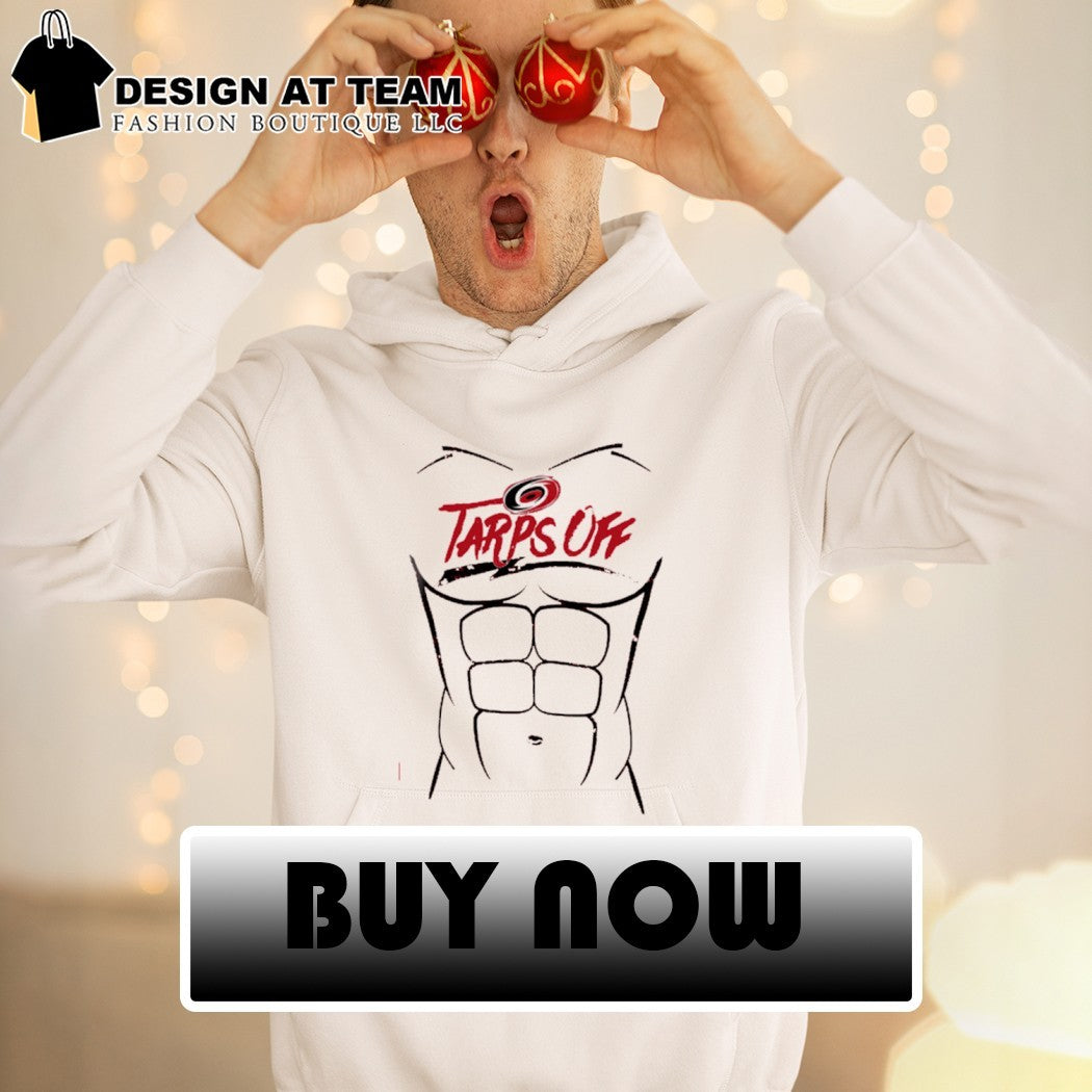 Carolina Hurricanes hockey muscle tarps off shirt