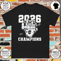 Carolina Hurricanes ice hockey Stanley Cup 2026 Champions players signature shirt